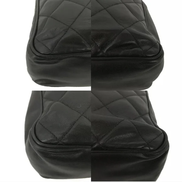 CHANEL CC Logo Lambskin Chain Large Shoulder Tote Bag - Picture 8 of 12